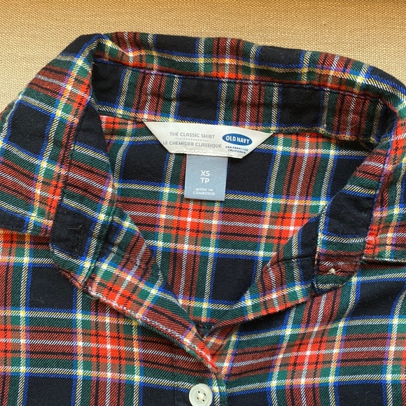 Women’s Plaid Flannel Shirt XS - Picture 3 of 6